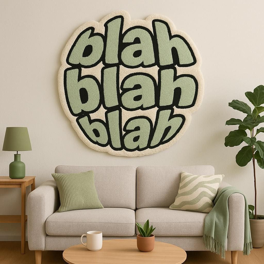 Blah Blah Blah Rug