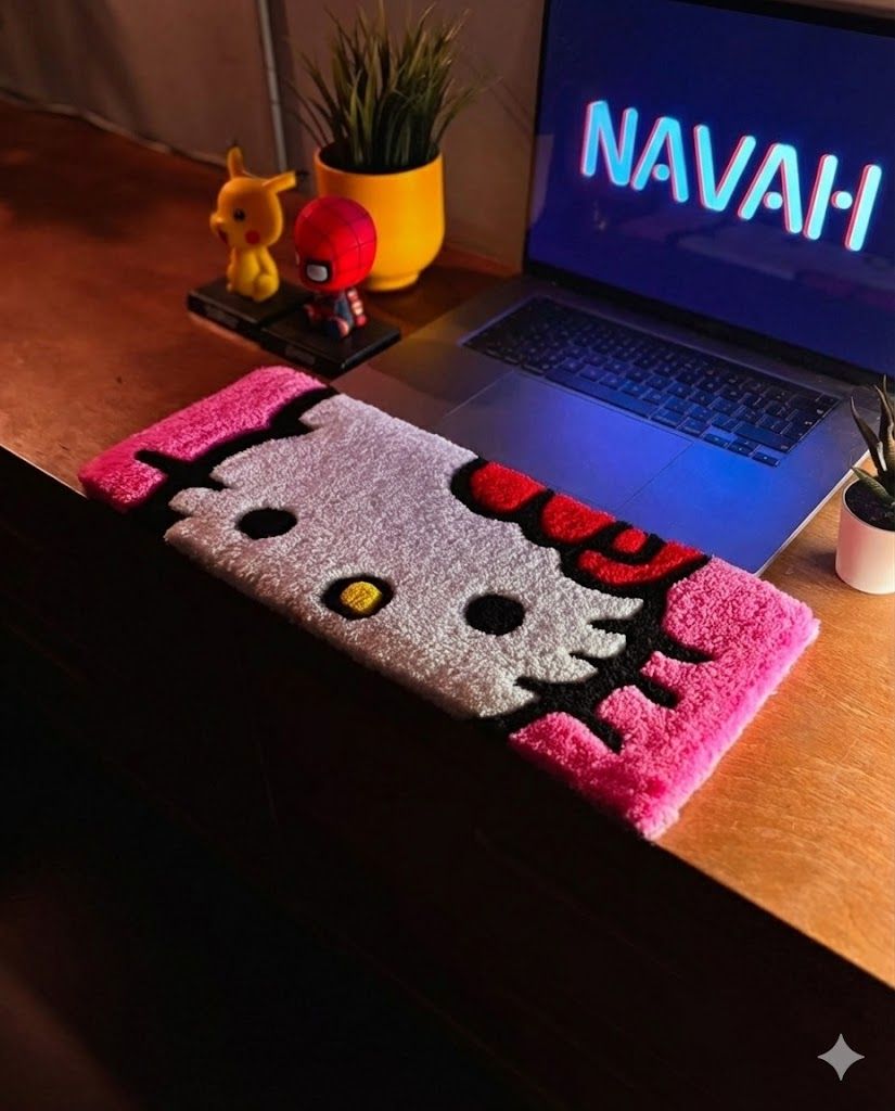 Hello Kitty Keyboard Rug