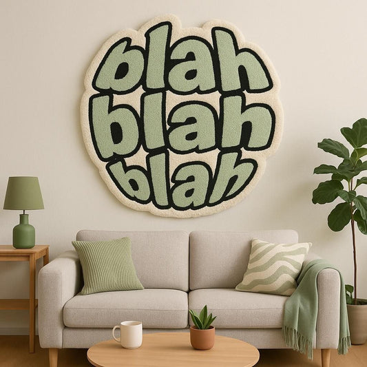 Blah Blah Blah Rug
