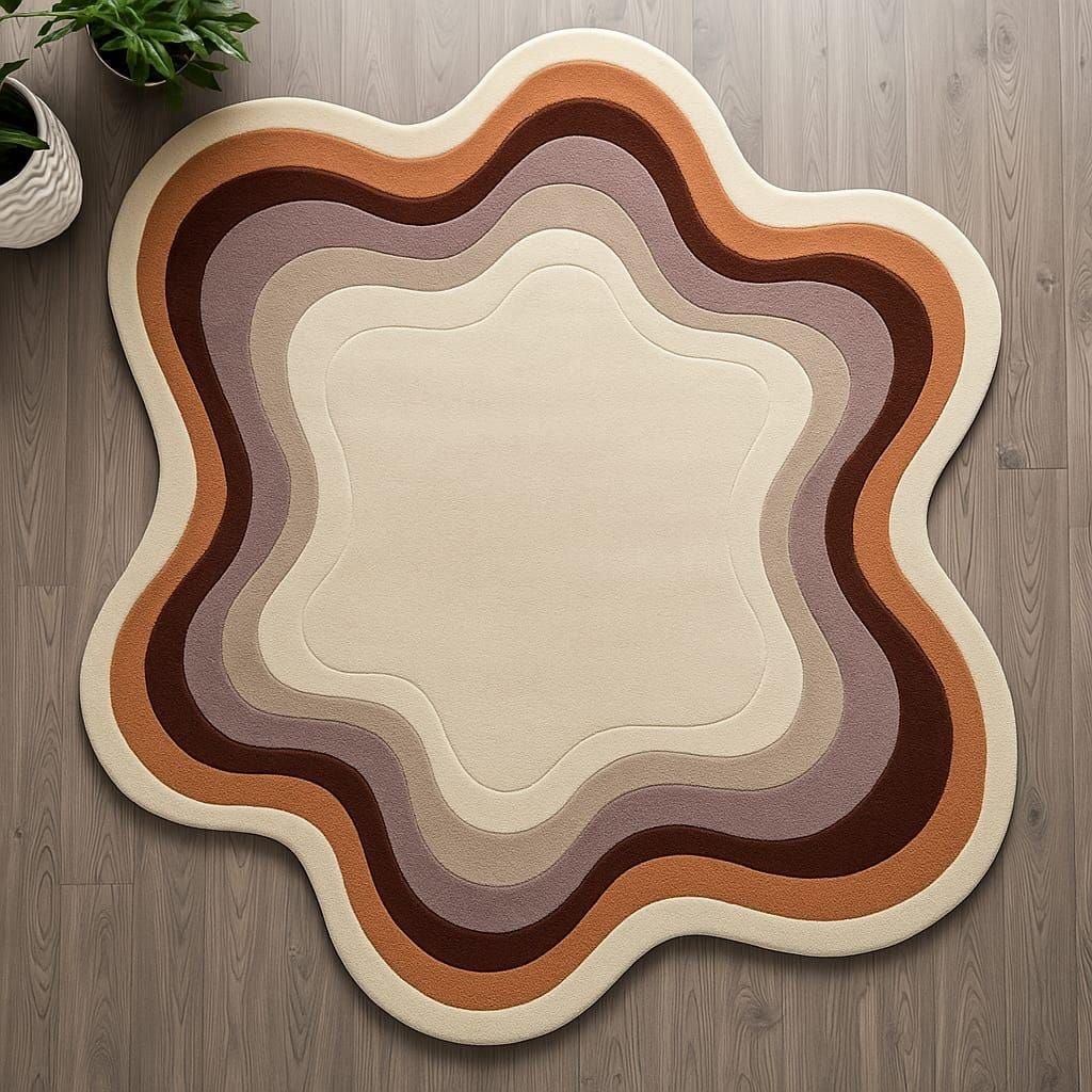 Retro groovy Rug