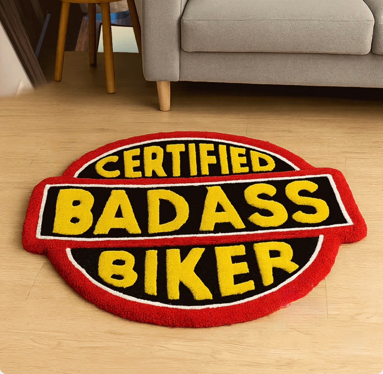 Certifies Badass Biker