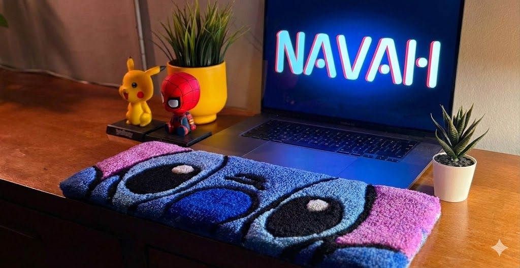 Stitch Keyboard Rug